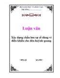 Luận văn: Xây dựng chấn lưu sự cố dùng vi điều khiển cho đèn huỳnh quang