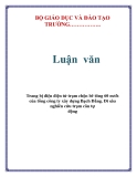  Luận văn:  Trang bị điện điện tử trạm chộn bê tông 60 m3/h của tổng công ty xây dựng Bạch Đằng. Đi sâu nghiên cứu trạm cân tự động