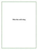 Mùa thu cuối cùng