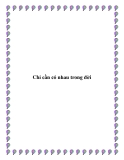 Chỉ cần có nhau trong đời