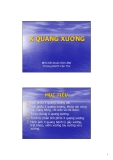 Phân tích X quang xương