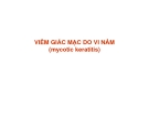 Viêm giác mạc do nấm