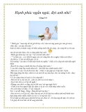 Hạnh phúc ngắn ngủi 3-4