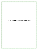 Vì có 1 củ Cà rốt chờ em ở nhà