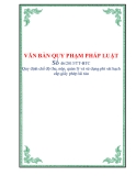 VĂN BẢN QUY PHẠM PHÁP LUẬTSố 46/2013/TT-BTC Quy định chế độ thu, nộp, quản lý và sử dụng phí sát hạch cấp giấy phép lái tàu