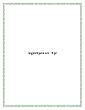 Người yêu em thật
