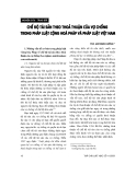 Báo cáo "Chế độ tài sản theo thoả thuận của vợ chồng trong pháp luật cộng hoà Pháp và pháp luật Việt Nam "