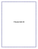 Chuyện tình tôi