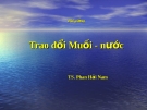 Trao đổi muối- nước