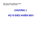 CHƯƠNG 3:  LÝ THUYẾT HỌ VI ĐiỀU KHIỂN 8051