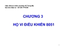 HỌ VI ĐiỀU KHIỂN 8051 - CHƯƠNG 3