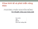 Phương pháp khuyến nông