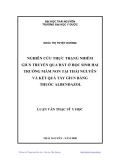 Luận văn thạc sỹ y khoa: Nghiên cứu thực trạng nhiễm giun truyền qua đất ở học sinh hai trường mầm non tại Thái Nguyên và kết quả tẩy giun bằng thuốc ALBENDAZOL