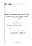 Luận  văn:Một số giải pháp chiến lược nhằm nâng cao vị thế hoạt động cho công ty cổ phần nhà Việt Nam giai đoạn 2012-2015 