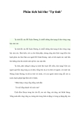 Phân tích bài thơ 'Tự tình'