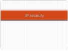 Chương 8 " Bảo mật trong mô hình TCP/IP"