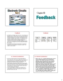 Electronic Circuits - Part 2 - Chapter 12 Feedback