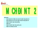 MẠCH ĐIỆN TỬ 2 - CHƯƠNG 1