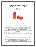 Đặt gạch cho tình yêu