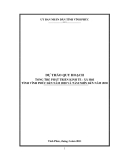 DỰ THẢO QUY HOẠCH  TỔNG THỂ PHÁT TRIỂN KINH TẾ - XÃ HỘI  TỈNH VĨNH PHÚC ĐẾN NĂM 2020 VÀ TẦM NHÌN ĐẾN NĂM 2030