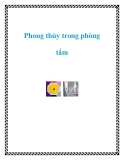 Phong thủy trong phòng tắm