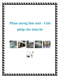 Phun sương làm mát - Giải pháp cho mùa hè