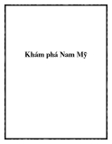 Khám phá Nam Mỹ