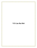 Vết Lăn Hai Đời