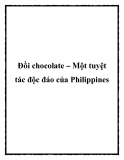 Đồi chocolate – Một tuyệt tác độc đáo của Philippines