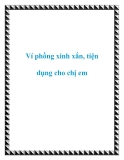 Ví phồng xinh xắn, tiện dụng cho chị em