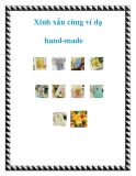 Xinh xắn cùng ví dạ hand-made