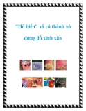 "Hô biến" xô cũ thành xô đựng đồ xinh xắn