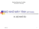 BỘ NHỚ MÁY TÍNH (DTV340) - BỘ NHỚ ẢO