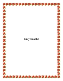 Em yêu anh !