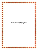 Cổ tích về Bồ Công Anh
