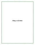Truyện ngắn Dừng và kết thúc