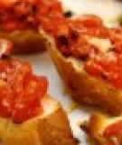 Bánh mỳ xốt Bruschetta cà chua