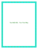 Truyện ngắn Tao Biết Rồi - Tao Yêu Mày