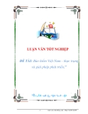 luận văn: Bảo hiểm Việt Nam - thực trạng và giải pháp phát triển