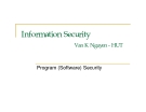 Information Security - Program (Software) Security