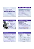 NGÔN NGỮ và PHƯƠNG PHÁP DỊCH - Chương 1: Những khái niệm cơ bản