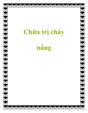 Chữa trị cháy nắng