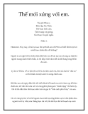 Thế mới xứng với em. 