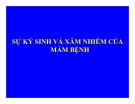 BỆNH LÝ THỰC VẬT - SỰ KÝ SINH VÀ XÂM NHIỄM CỦA MẦM BỆNH