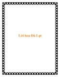 Lời hoa Ðà Lạt