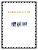 Lapland mùa tuyết rơi