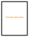 Chùa giữa miệng núi lửa