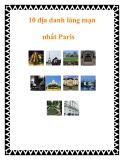 10 địa danh lãng mạn nhất Paris