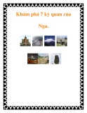 Khám phá 7 kỳ quan của Nga.