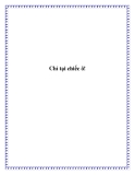 Chỉ tại chiếc ô!